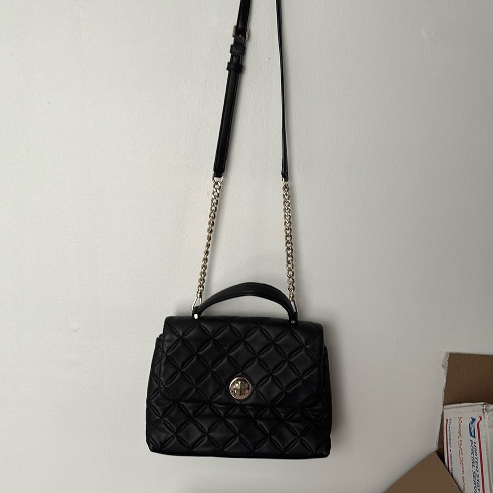 Kate Spade Black Quilted Bag